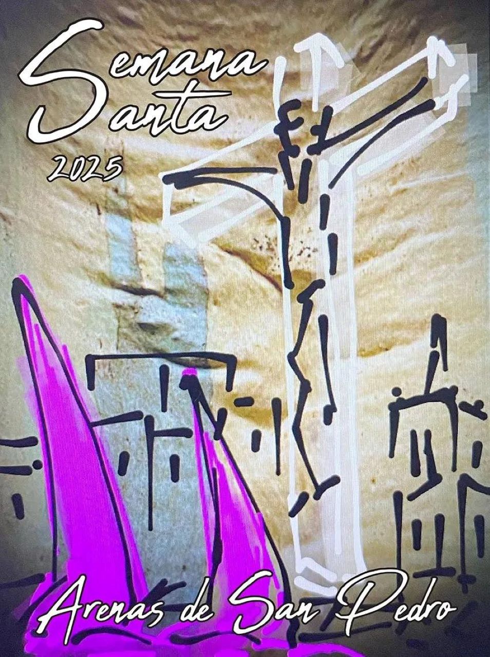 Cartel de Semana Santa en Arenas de San Pedro 2025